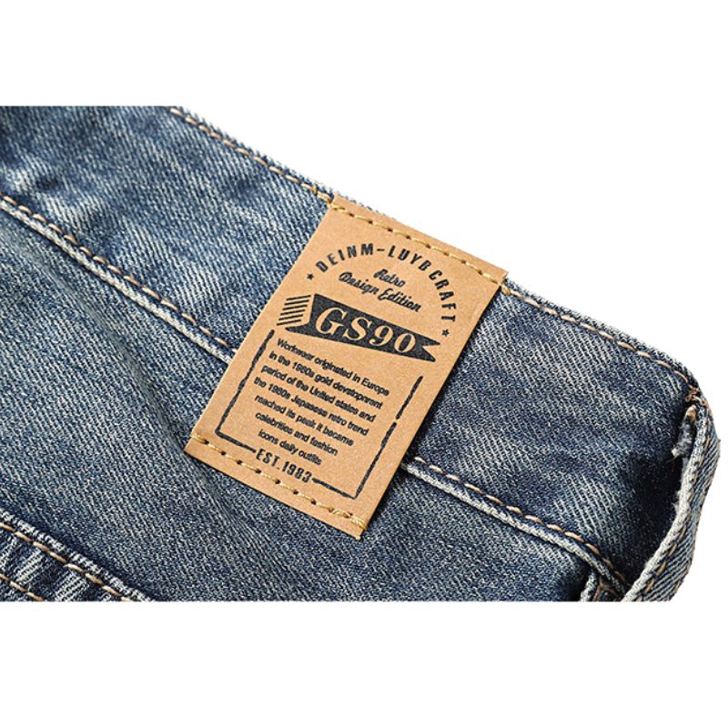 Vintage Yırtık Ve Aşınmış Jean Pantolon