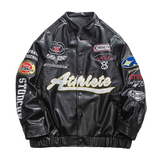 ATHLETE RACING LEATHER JACKET