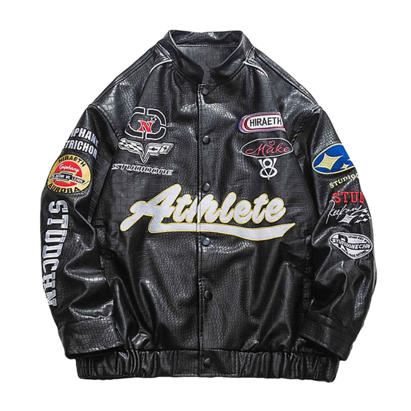 ATHLETE RACING LEATHER JACKET