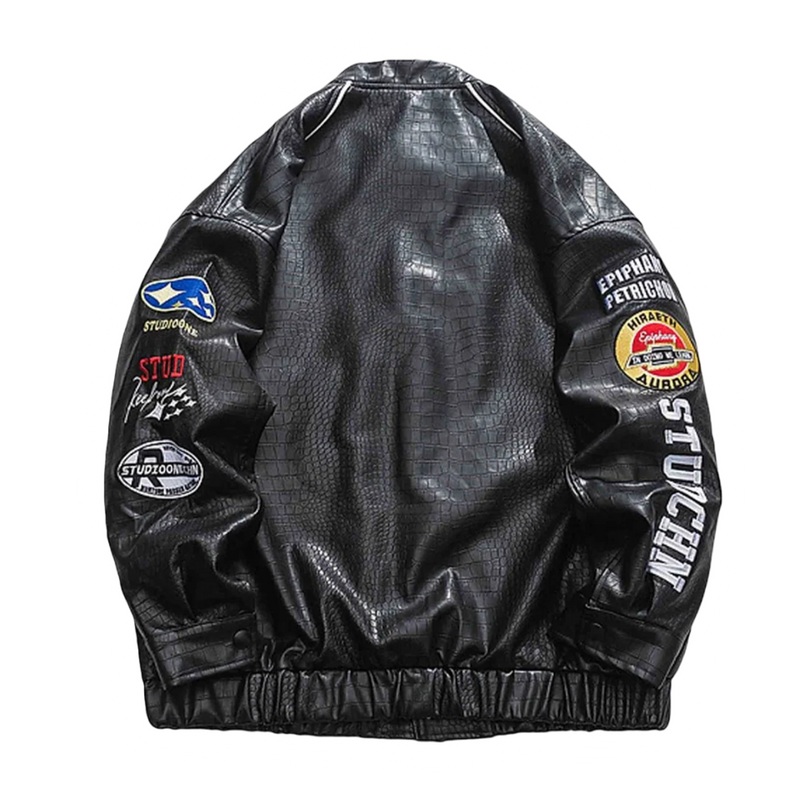 ATHLETE RACING LEATHER JACKET