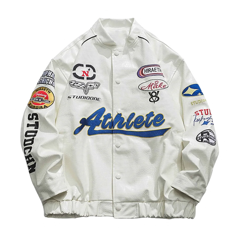 ATHLETE RACING LEATHER JACKET