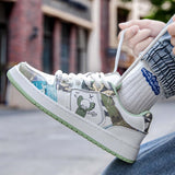 Kent Kanvas Graffiti Sneaker'ları