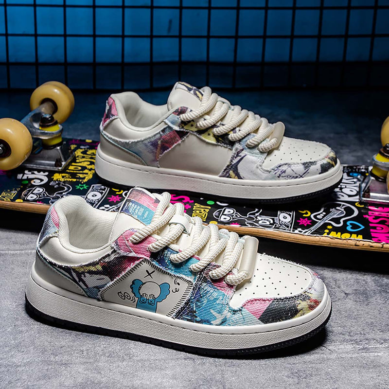 Kent Kanvas Graffiti Sneaker'ları