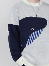 "THE LONELIEST WHALE" KNIT KAZAK