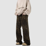 Vintage Leopar Kot Pantolon