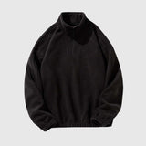 Yarım Fermuarlı Polar Sweatshirt