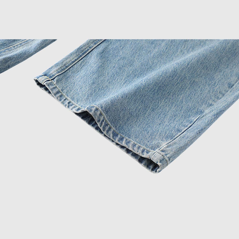 Kıvrımlı Denim Tulumlar