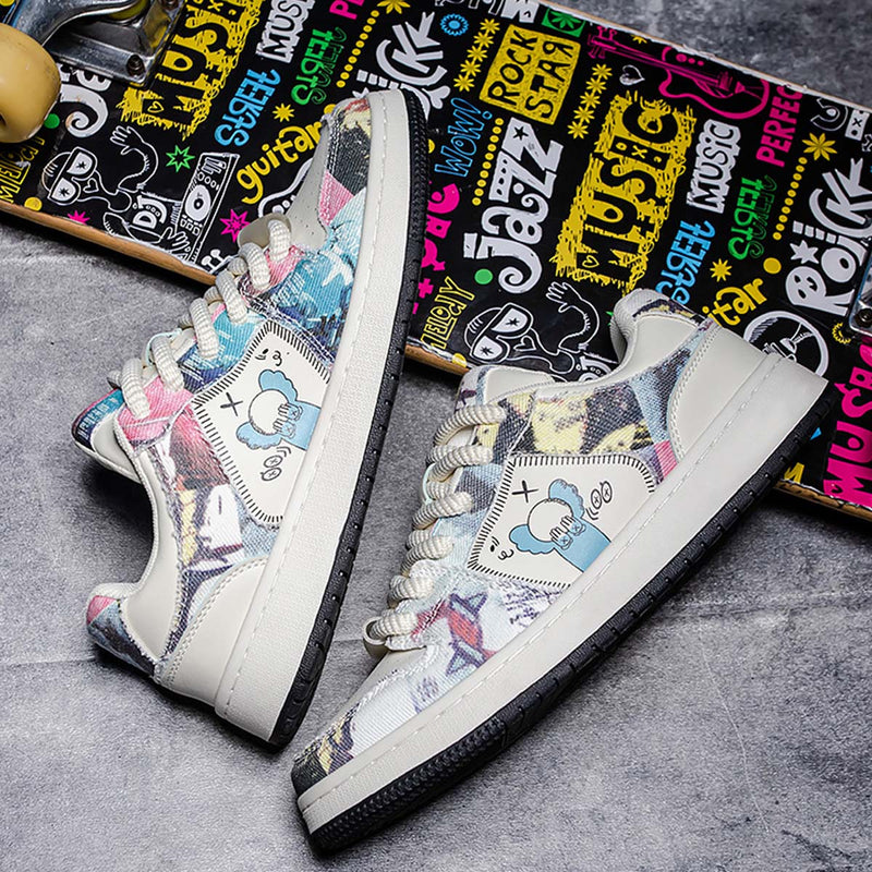 Kent Kanvas Graffiti Sneaker'ları