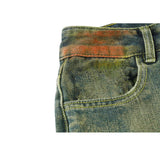 Kirli Fit Sfumato Tasarım Denim Cargo Pantolon