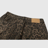 Vintage Leopar Kot Pantolon