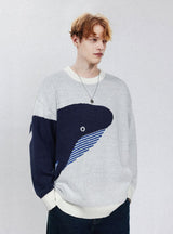 "THE LONELIEST WHALE" KNIT KAZAK