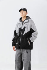 X STIWAUP OVERSIZE FLUFFY CEKET