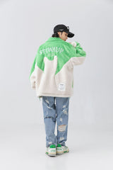 X STIWAUP OVERSIZE FLUFFY CEKET