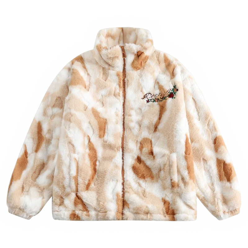 DAMNED CULT ORANGE SHERPA JACKET