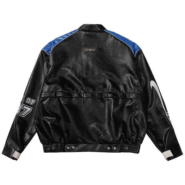 BLACK LEATHER VG JACKET