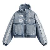 DENIM PATCH JACKET